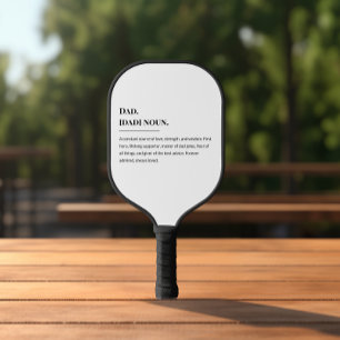 Dad Definition 🏓💙   Father's Day Gift for Sporty Pickleball Paddle