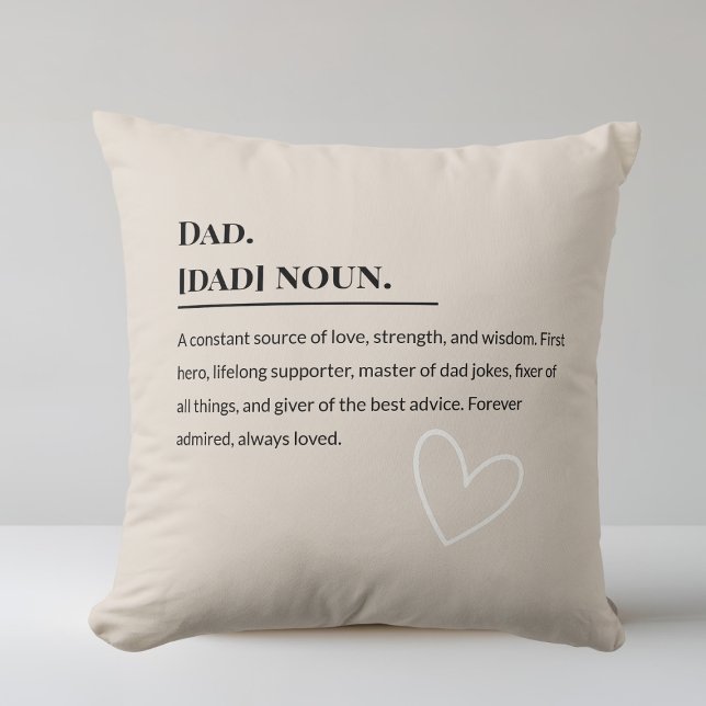 Dad Definition 👨‍👧‍👦 | Heartfelt Father Cushion (Creator Uploaded)