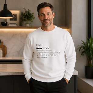 Dad Definition 👨👧👦 Heartfelt Father Sweatshirt