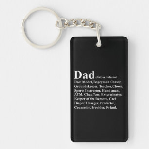 Dad Definition Key Ring
