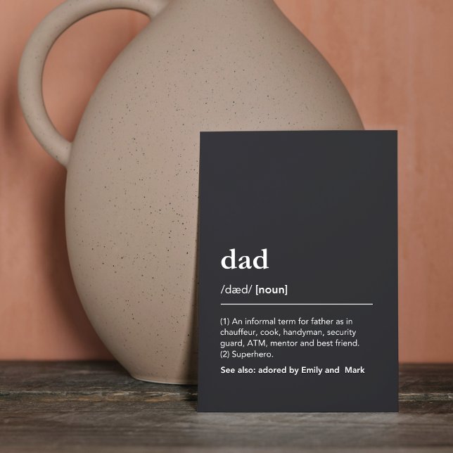 Dad definition personalised modern dictionary  (Creator Uploaded)