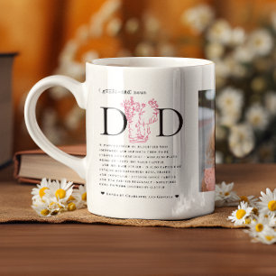 Dad Definition Photo Gift Custom Daughter Coffee Mug