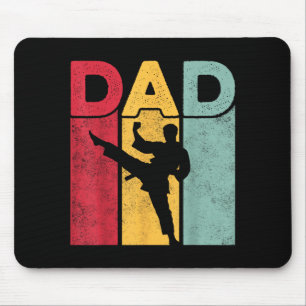 Dad Design - Fathers Day Martial Arts Taekwondo Mouse Pad