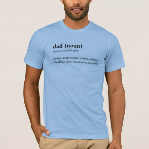 Dad dictionary definition custom text t-shirt