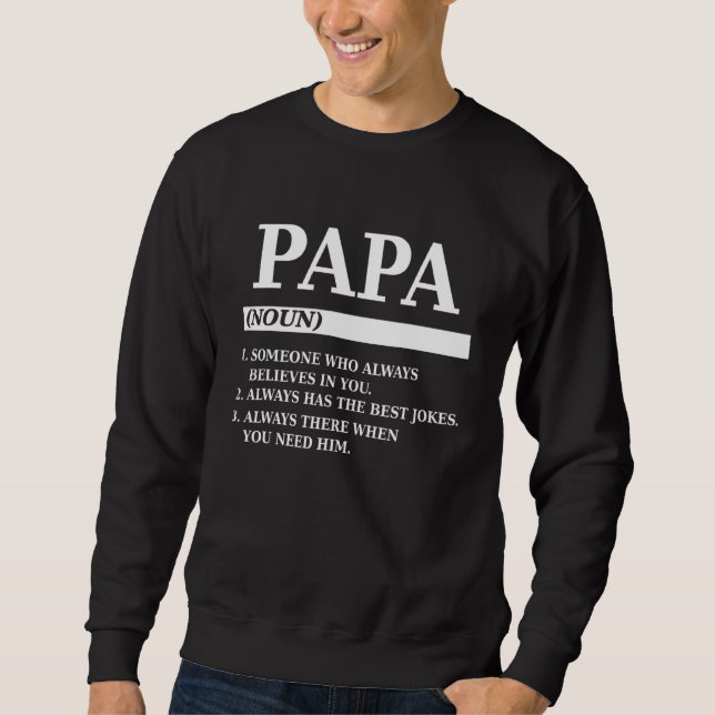 Dad Dictionary Definition Sweatshirt (Front)