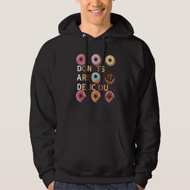Dad Doughnuts Hoodie (Front)