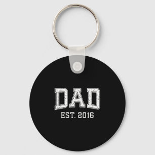 Dad Est 2016 Dad D Fathers Day Ized  Key Ring