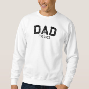 Dad Est. 2023 Personalised Sweatshirt