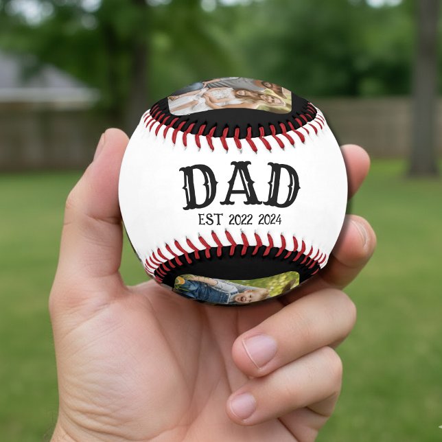 Dad Est 2025 3 Photo Baseball (Creator Uploaded)