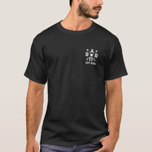 Dad Est 2025 Women Baby Announcement Mother's Day T-Shirt