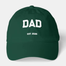 Dad Est.2026 Custom Date Green