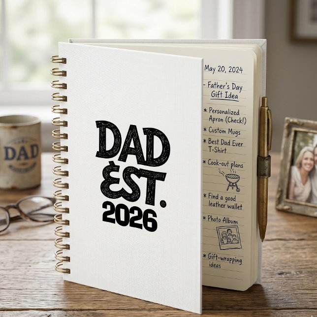 Dad Est 2026 Proud Father Since Notebook (Dad Est 2026 Proud Father Since Notebook
)