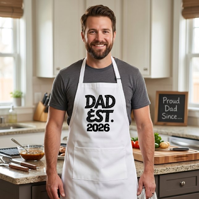 Dad Est 2026 Proud Father Since Standard Apron (Dad Est 2026 Proud Father Since Adult Apron
)