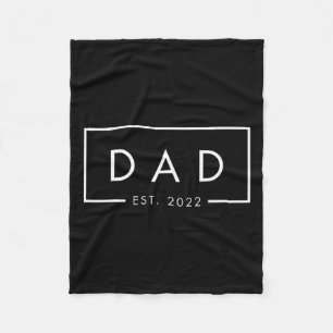 Dad Est Fleece Blanket