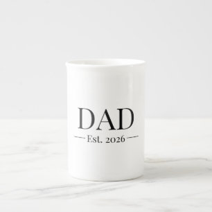 Dad Established 2026 Bone China Mug
