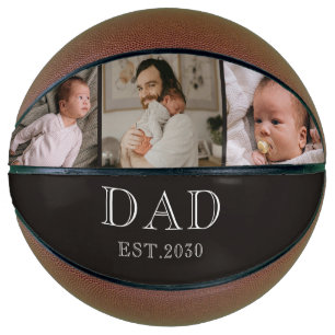Dad Established 3 Photo Basketball