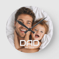 Dad Established Black White Bold Photo