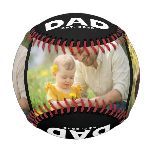 Dad Established Bold Black 3 Photo  Baseball
