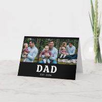 Dad Established Bold Modern Black 3 Photo