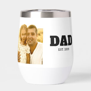 Dad Established Bold White Photo