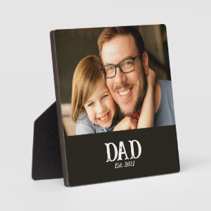 Dad Established Father's Day Gift Photo Plaque
