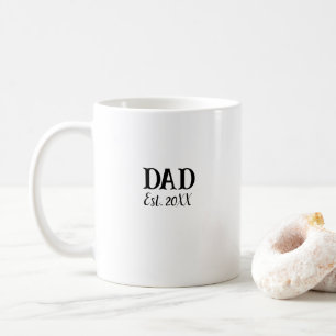 Dad Established New Dad Custom Mug