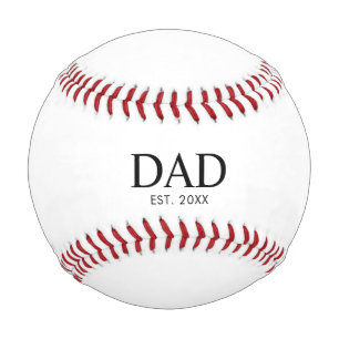 Dad Established New Dad Gift Baseball