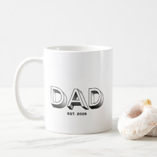 Dad Established New Dad Gift Coffee Mug