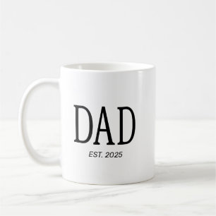 Dad Established New Dad Gift Coffee Mug