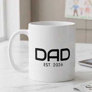 Dad Established New Dad Gift Coffee Mug