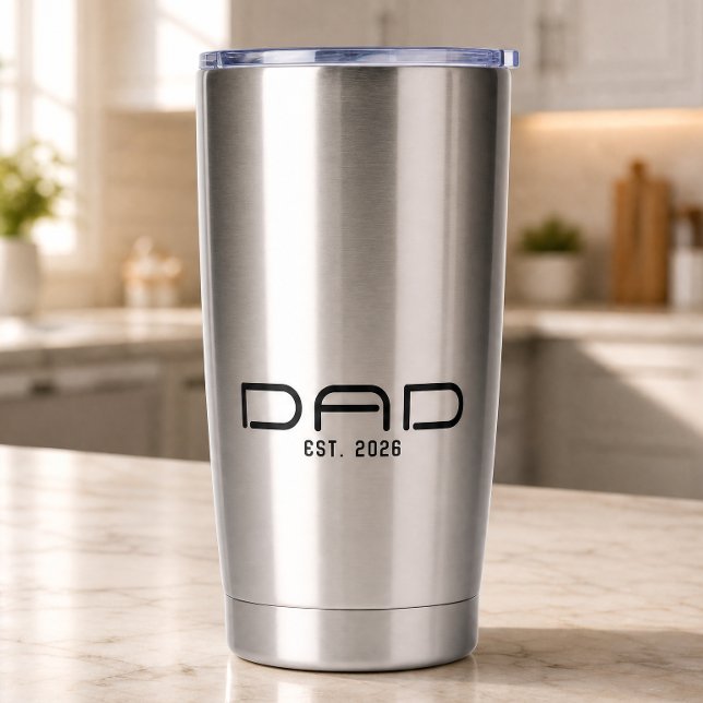 Dad Established New Dad Gift  Insulated Tumbler (Creator Uploaded)