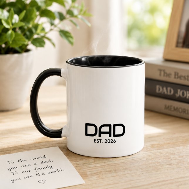 Dad Established New Dad Gift  Mug (Creator Uploaded)