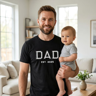 Dad Established New Dad Gift T-Shirt
