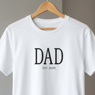Dad Established New Dad Gift T-Shirt