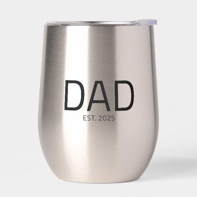 Dad Established New Dad Gift Thermal Wine (Left)