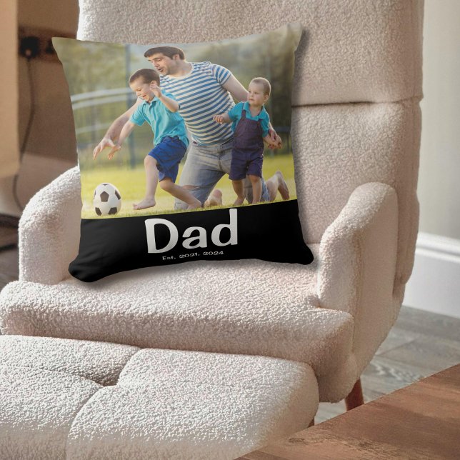 Dad Established Photo  Cushion (Creator Uploaded)