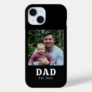 Dad Established Photo Gift iPhone 15 Case