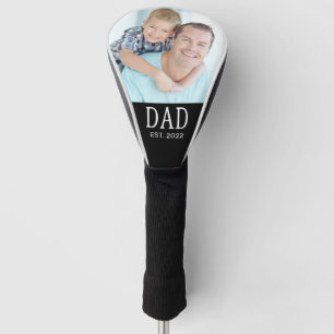 Dad Established Photo Golf Head Cover