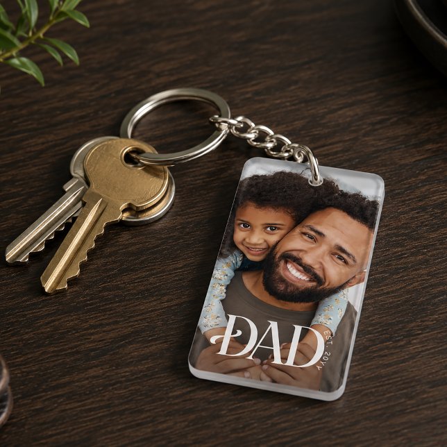Dad Established Photo Key Ring (Creator Uploaded)