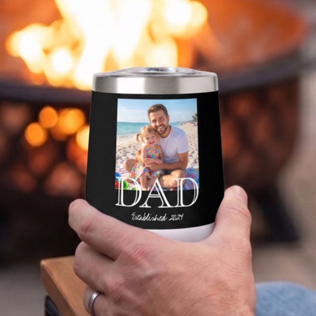 Dad Established Photo Minimal Father's Day Gift (Creator Uploaded)
