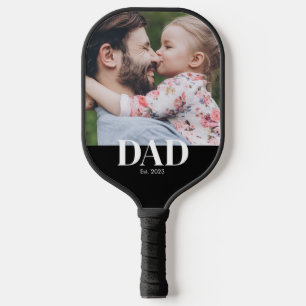  Dad Established Photo Pickleball Paddle