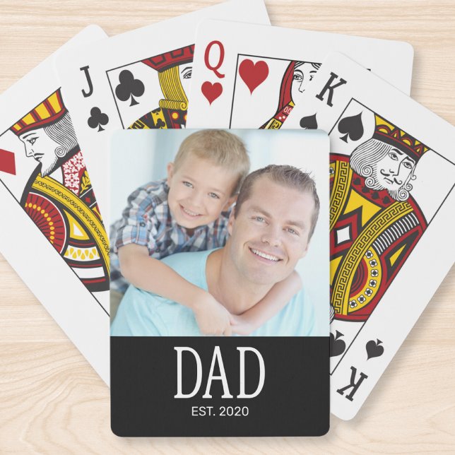 Dad Established Photo  Playing Cards (Creator Uploaded)