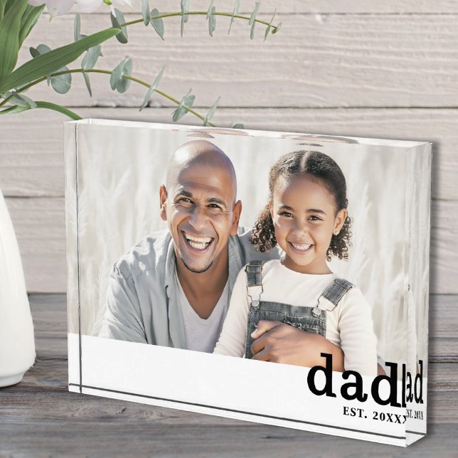 Dad Established Photo Simple Father Block (Dad Established Photo Simple Father)