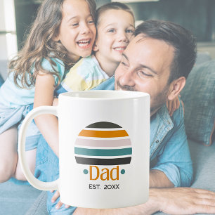 Dad Established Retro Coffee Mug
