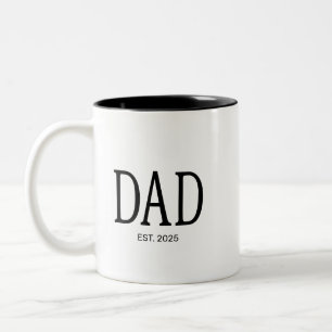 Dad Established Two-Tone Coffee Mug