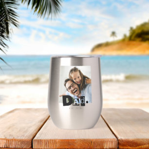 Dad Established Year Custom Photo Father Gift
