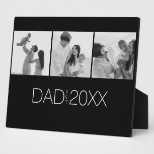 Dad Established Year Photo Gifts Modern Father’ Plaque