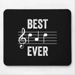 Dad Ever Music Notes Funny Fathers Day Gift Mouse Pad