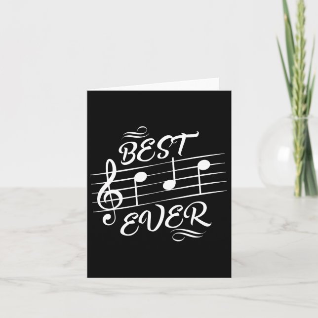 Dad Ever Music Notes Musician Fathers Day  (Front)