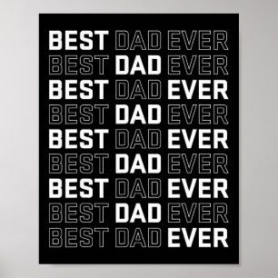 Dad Ever - Unique Father’s Day Men's  Poster